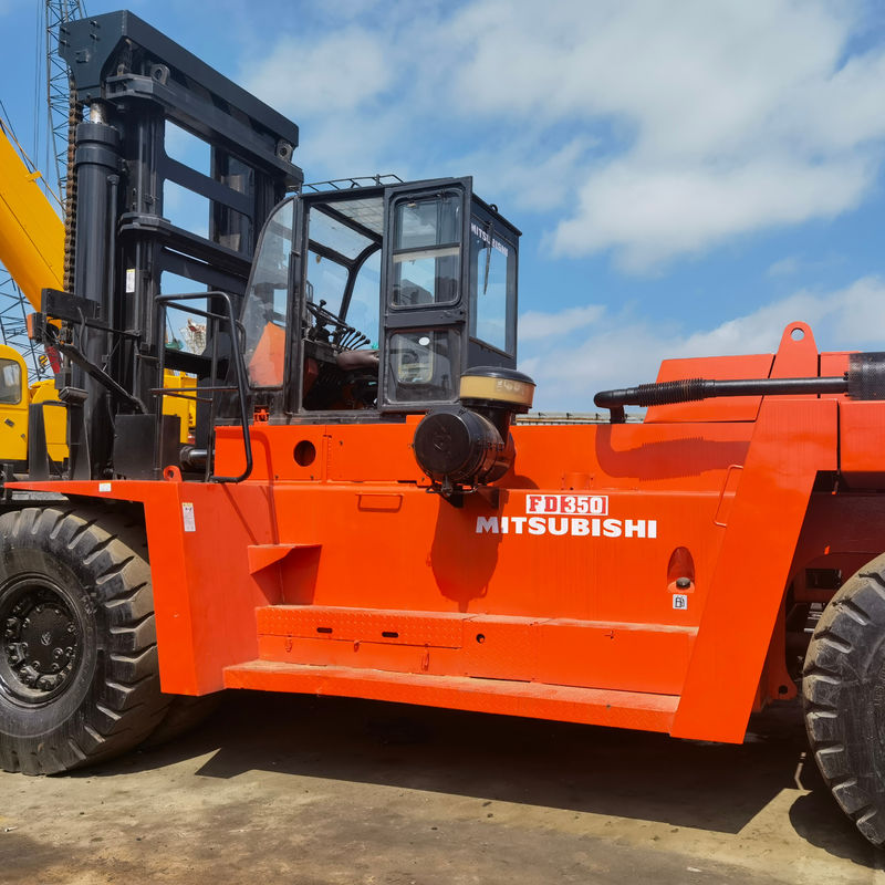 35t Mitsubishi FD350 35 toneladas carretilla elevadora para tiendas de materiales de construcción longitud del tenedor 3254mm