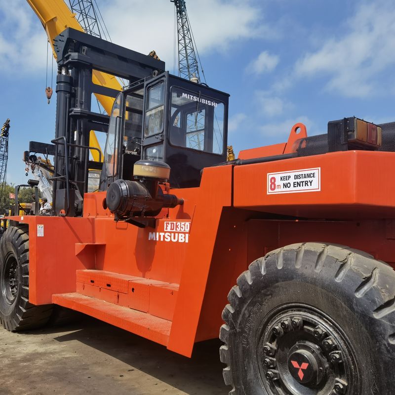 Camión de montacargas Mitsubishi FD350 de 35 t usado para tiendas de materiales de construcción 15-25 toneladas de diesel