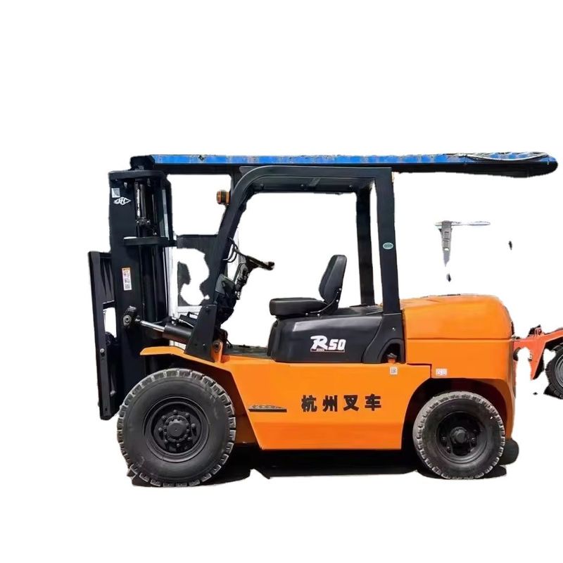 Hangcha R100 R30 carretilla elevadora diésel 5000 kg para operaciones de almacén en tiendas de ropa