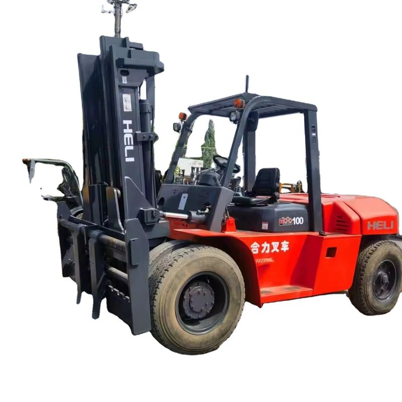 Helicóptero FD100 10 toneladas Camión elevador usado 10000 kg Peso Fuente de energía del motor diesel